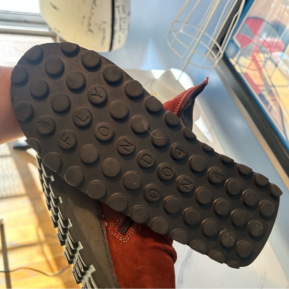 FLY London Mong Suede Zip up Ankle Boots - Picture 11 of 14